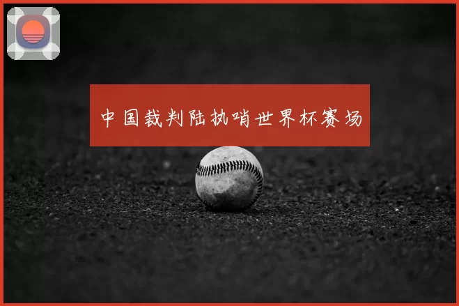 中国裁判陆执哨世界杯赛场