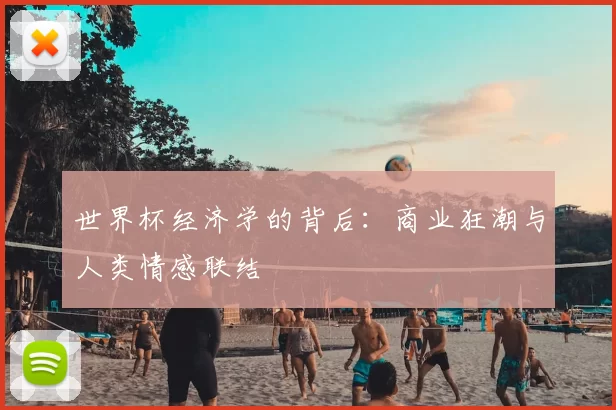 世界杯经济学的背后:商业狂潮与人类情感联结