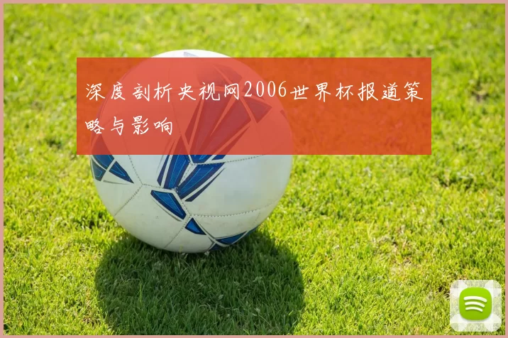 深度剖析央视网2006世界杯报道策略与影响
